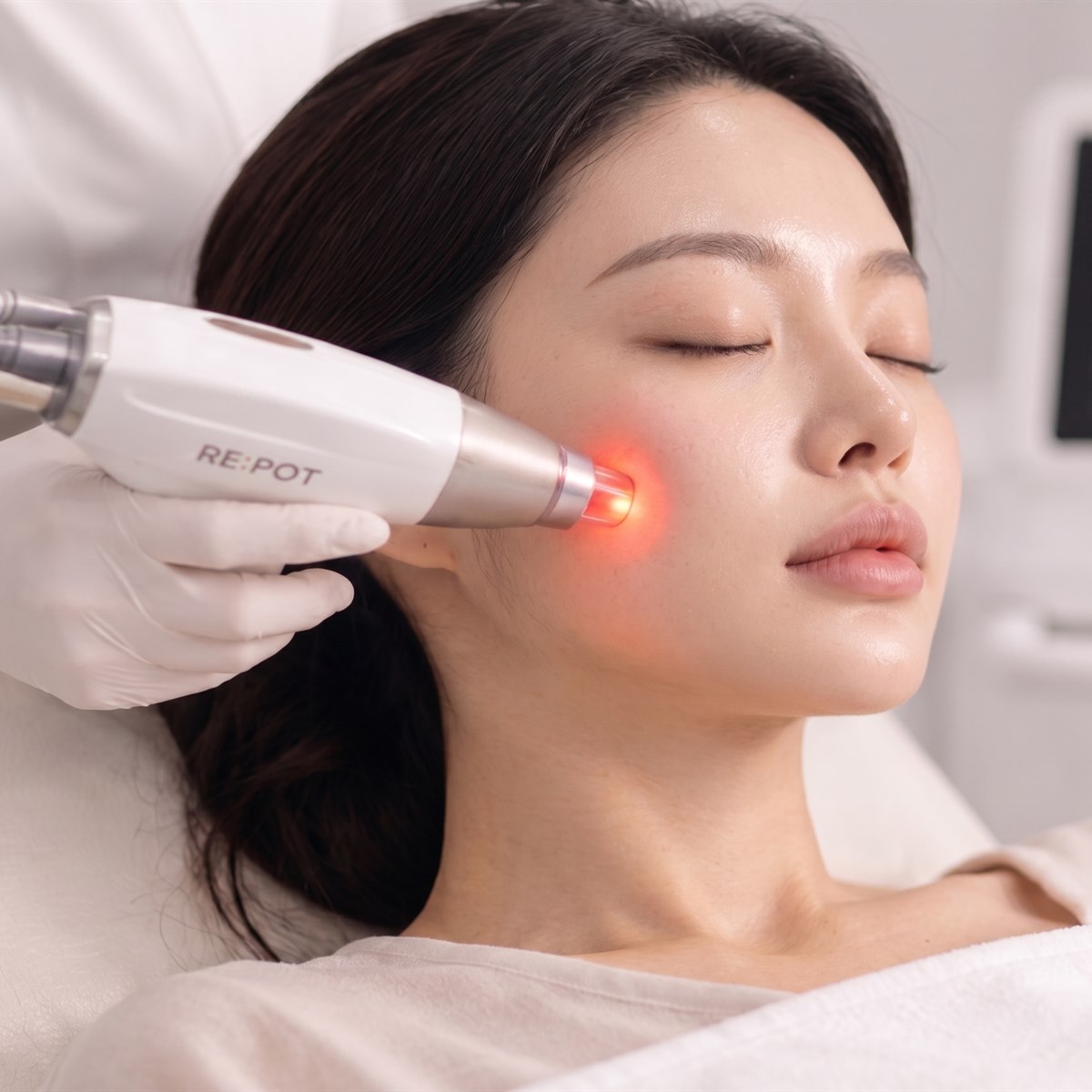 리팟레이저 시술 장면