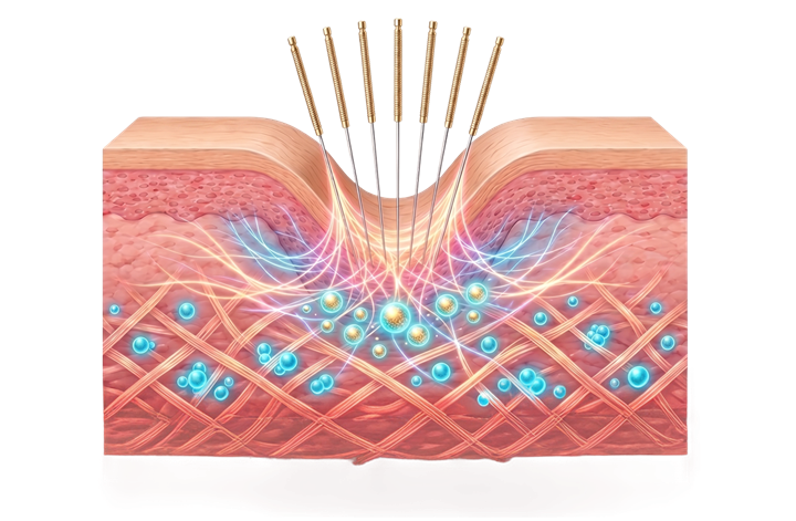 새살침 시술 개념도
