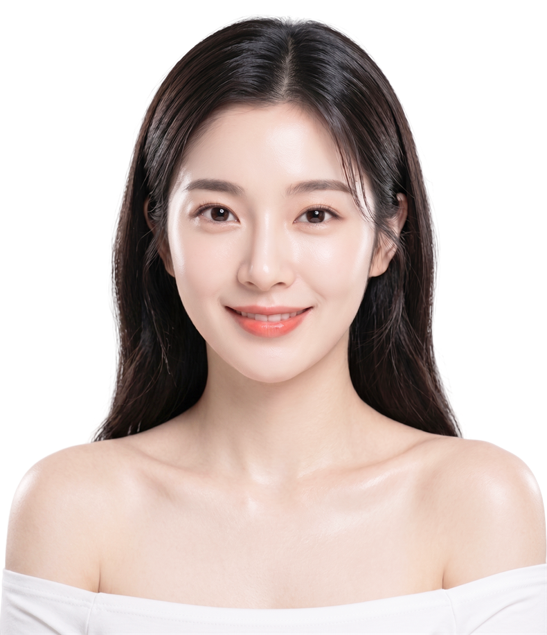 모공 관리 모델 이미지